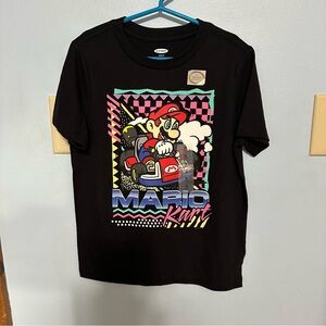 Black Super Mario Kart Graphic Tee